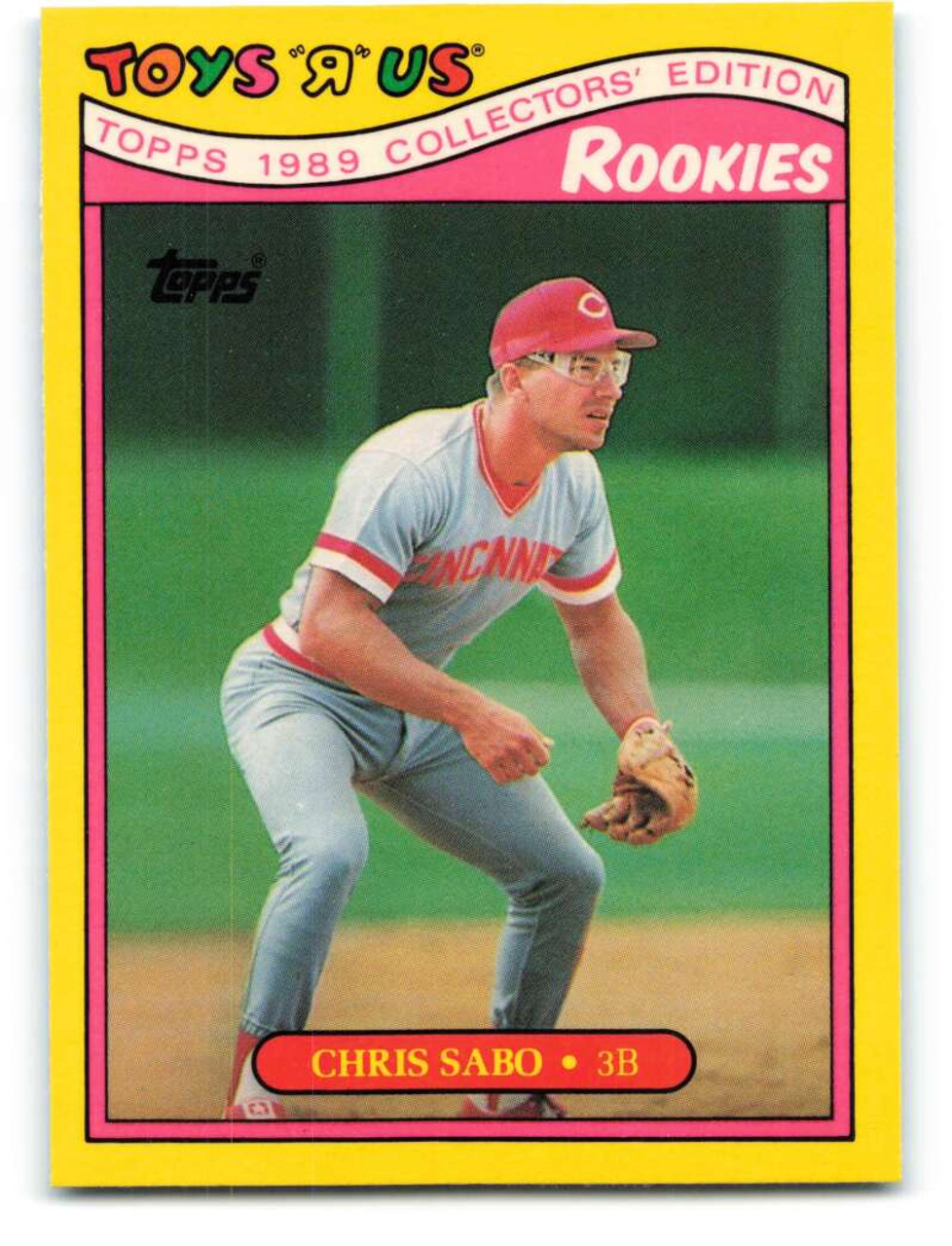 1989 Topps Toys R Us Rookies #24 Chris Sabo NM-MT Cincinnati Reds