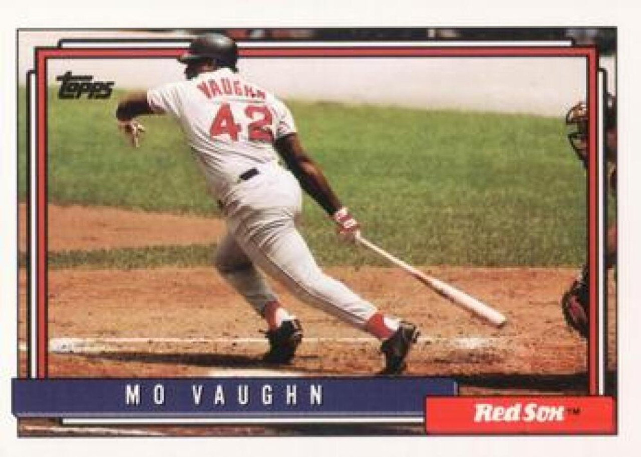 1992 Fleer #49 Mo Vaughn VG Boston Red Sox - Under the Radar Sports