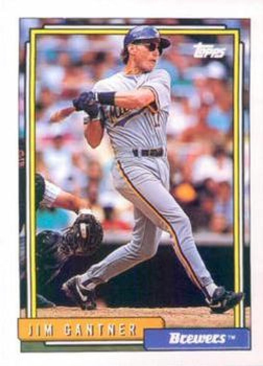  1992 Score Baseball Card #246 Jim Gantner