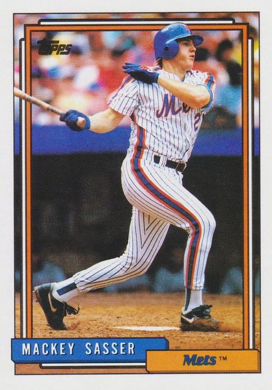 1992 Topps #533 Mackey Sasser VG New York Mets