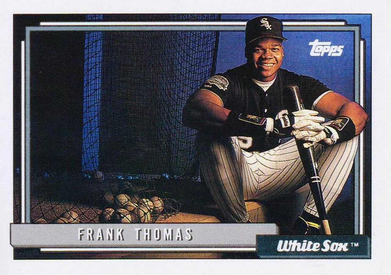 Frank Thomas #712 Fleer 1992 Baseball Trading Card