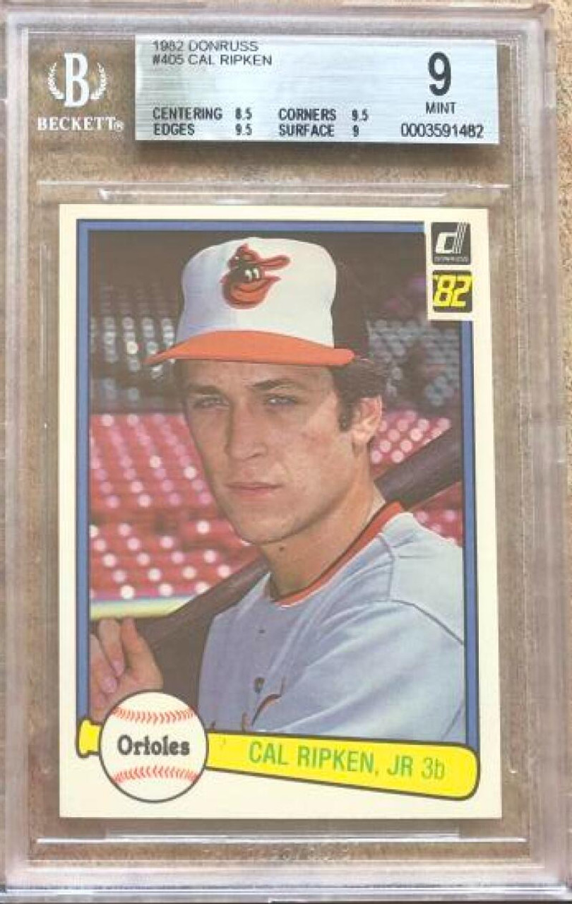 1982 Donruss #405 Cal Ripken Jr Baltimore Orioles Rookie Baseball Card NM