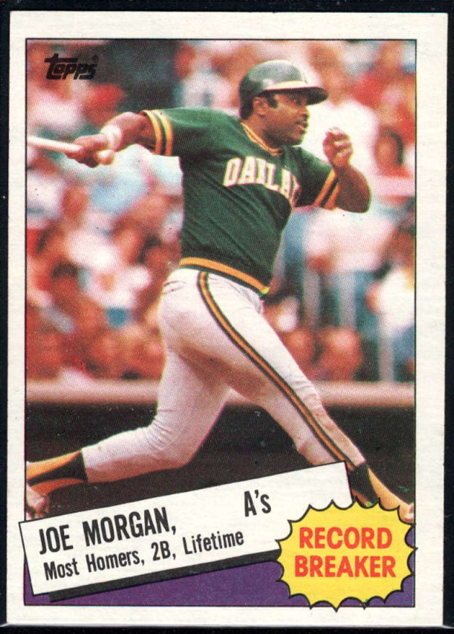 SOLD 26920 1984 Topps Traded #82T Joe Morgan VG Oakland Athletics