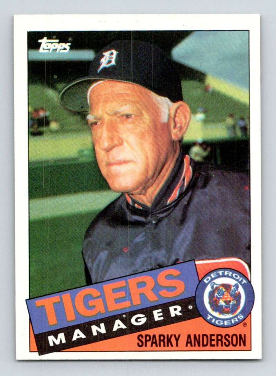 1985 Topps #307 Sparky Anderson MG VG Detroit Tigers - Under the Radar  Sports