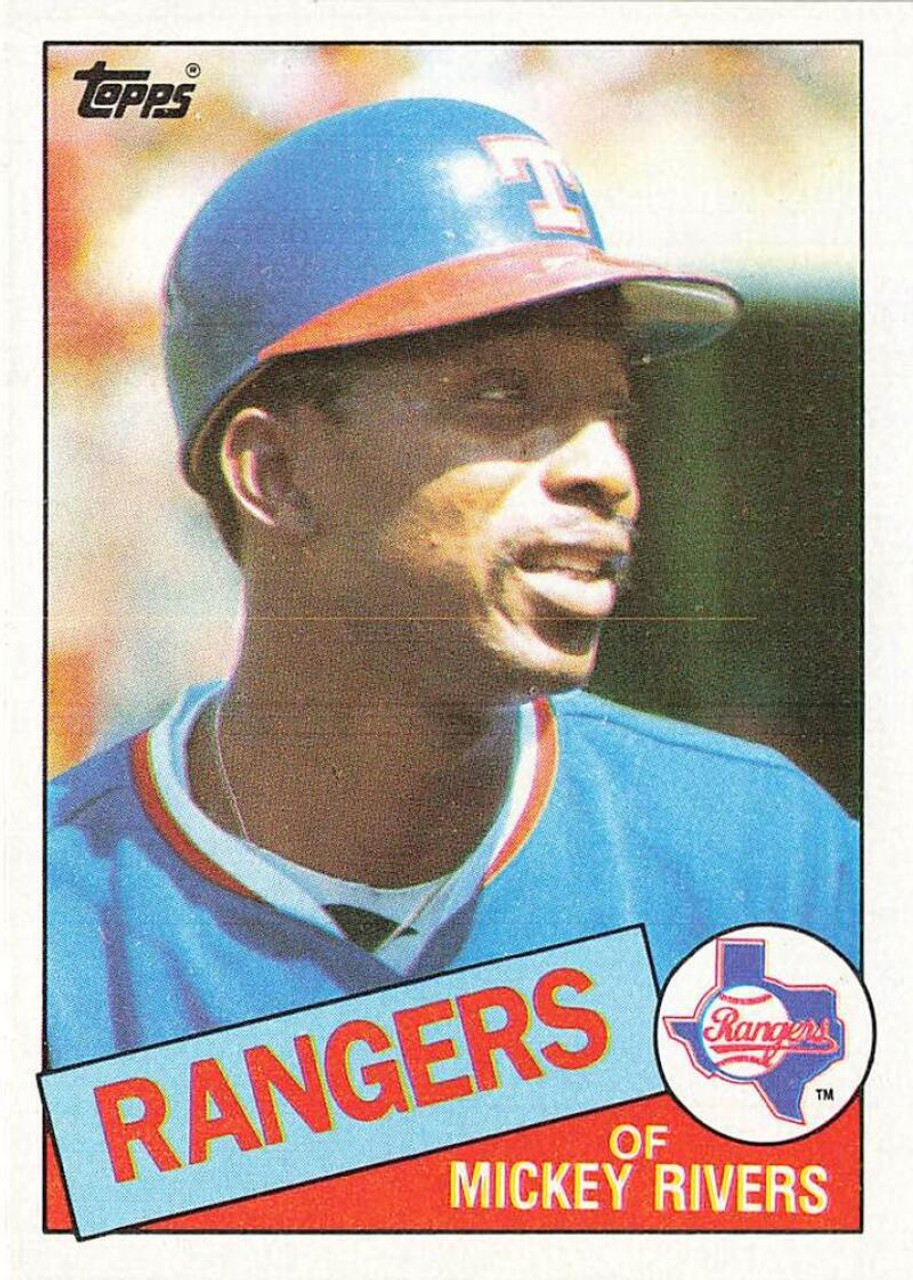 1985 Donruss #465 Mickey Rivers VG Texas Rangers - Under the Radar Sports