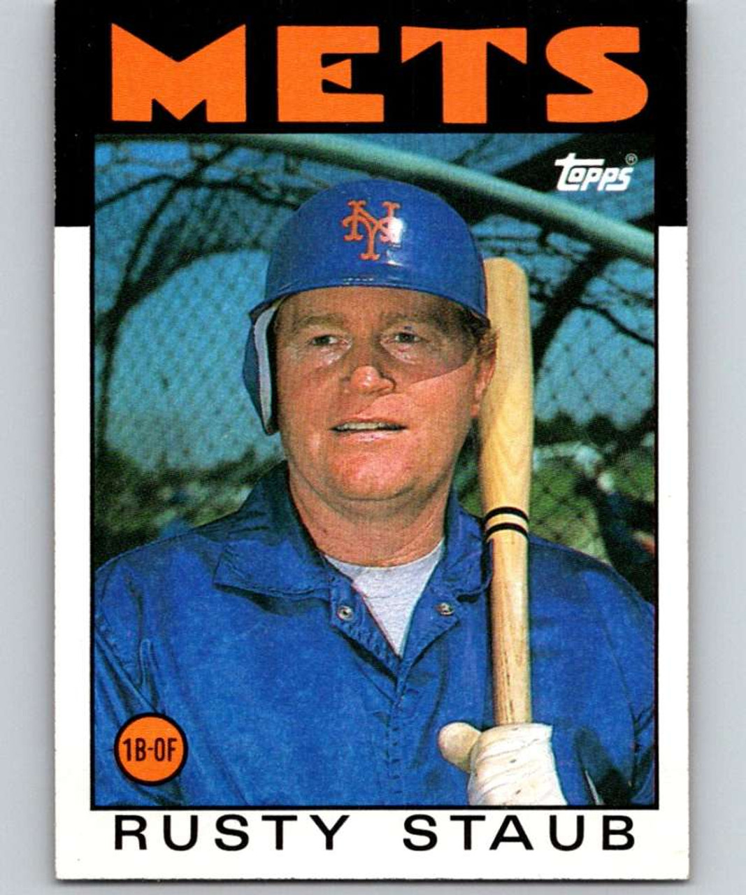 1985 Topps #190 Rusty Staub VG New York Mets - Under the Radar Sports