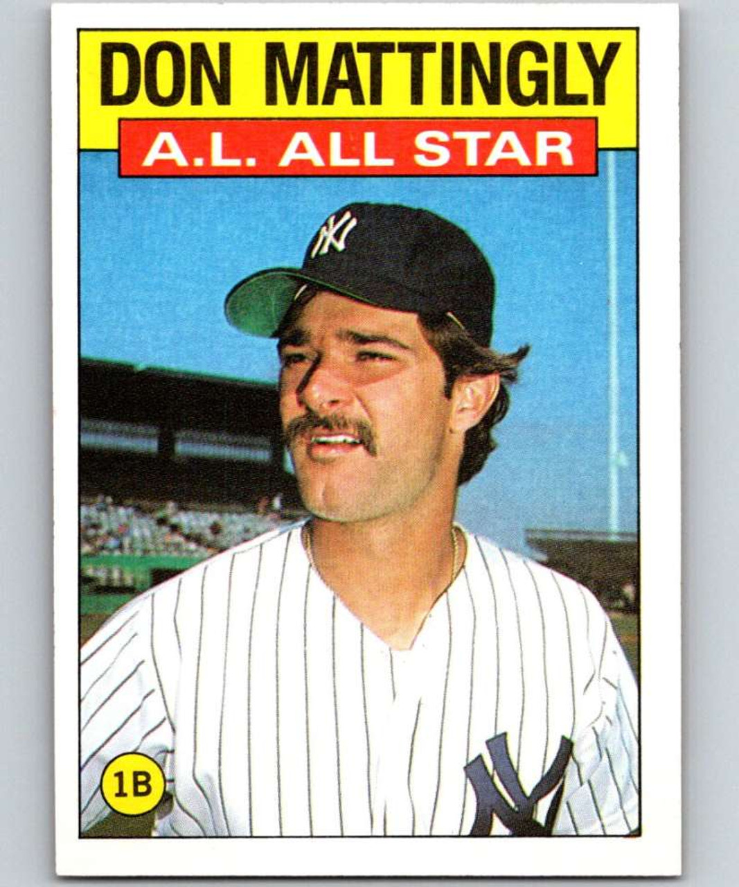 1986 Topps #712 Don Mattingly AS VG New York Yankees