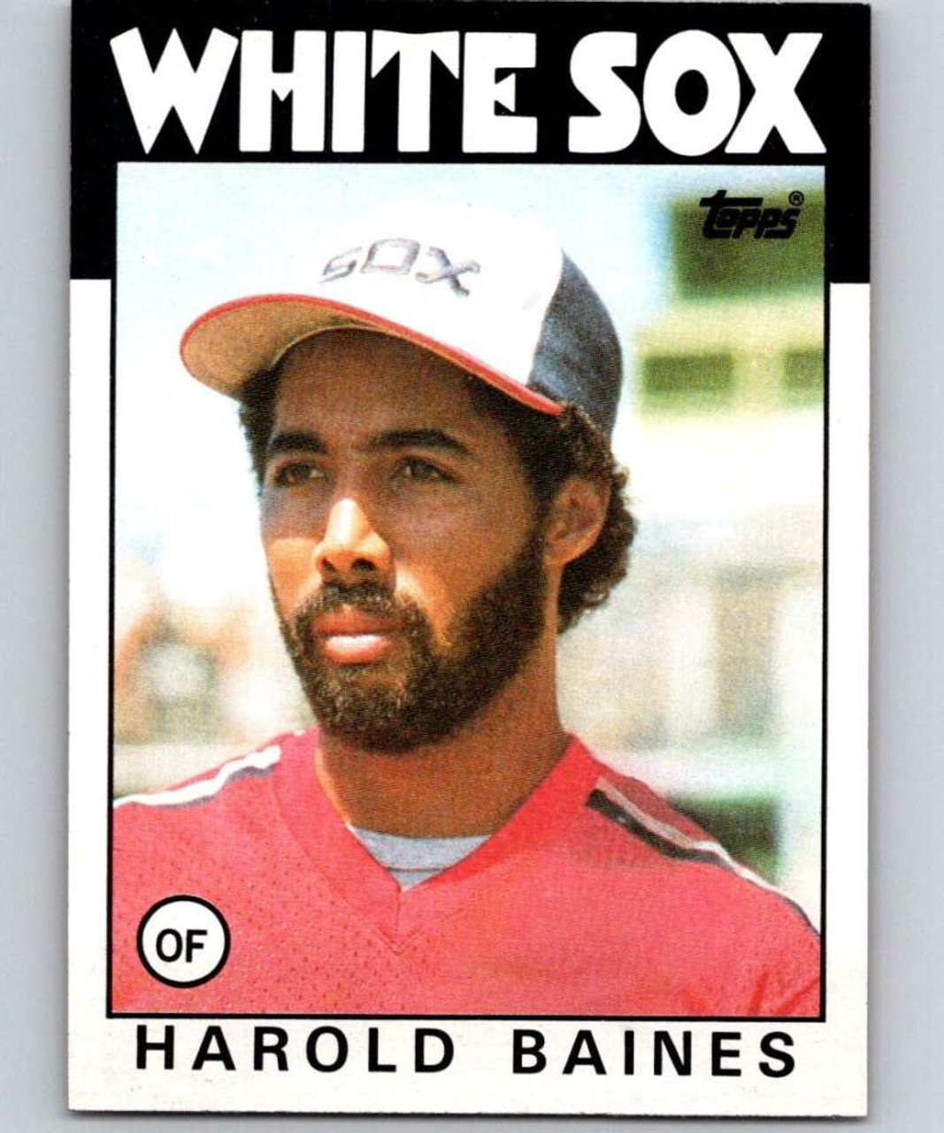 1986 Topps #755 Harold Baines VG Chicago White Sox - Under the