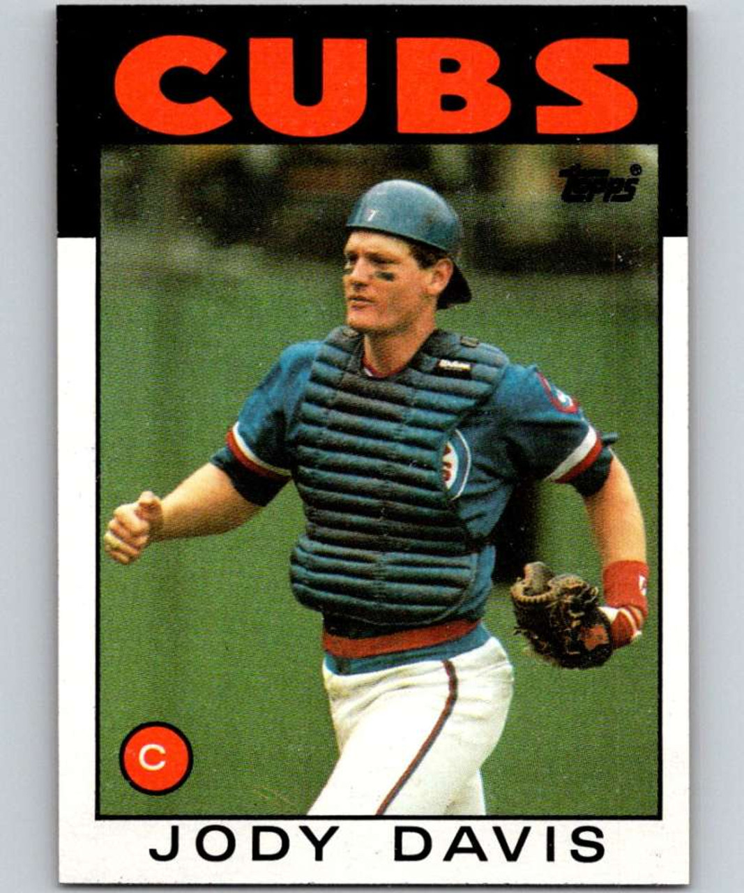 1986 Fleer #364 Jody Davis VG Chicago Cubs - Under the Radar Sports