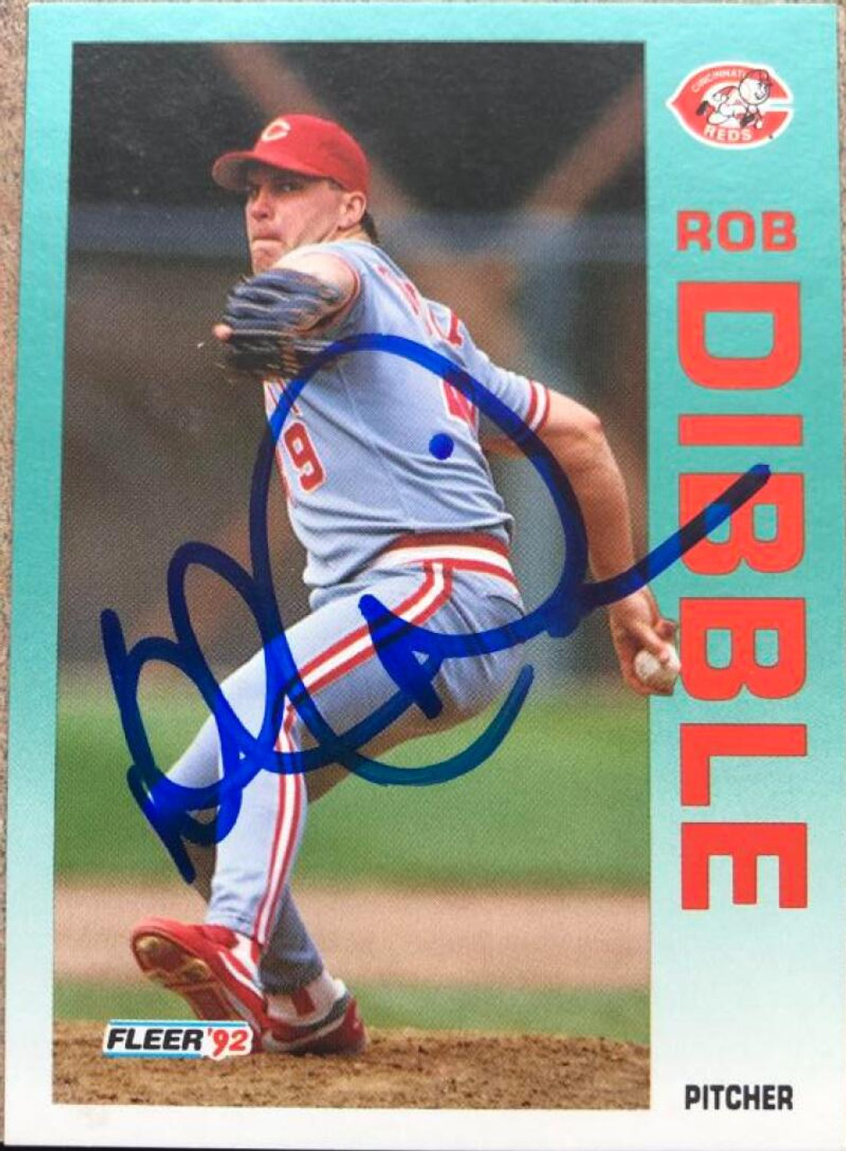 Rob Dibble Autographed Upper Deck Card