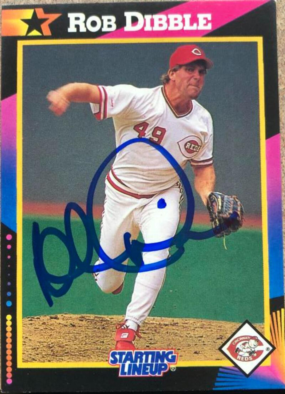 Rob Dibble Signed Cincinnati Reds 1991 Fleer Ultra Baseball Card