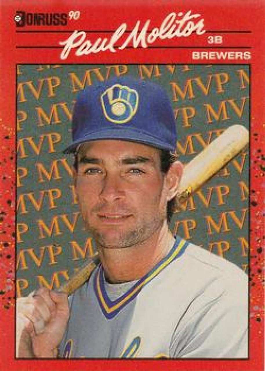 1990 Donruss Bonus MVP's #BC15 Paul Molitor - NM-MT