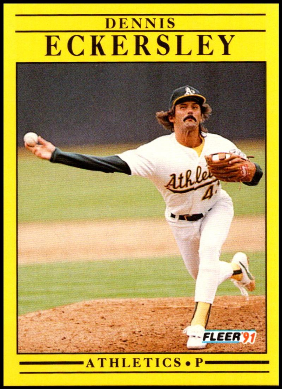  1991 Studio #102 Dennis Eckersley MLB Baseball Trading