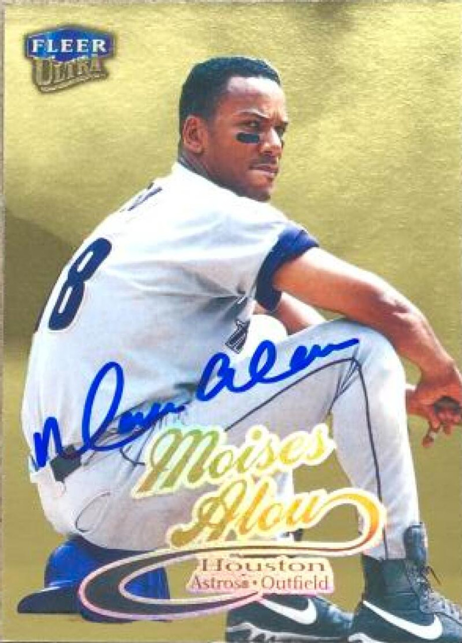 Moises Alou Autographed 1999 Fleer Ultra Gold Medallion #158G