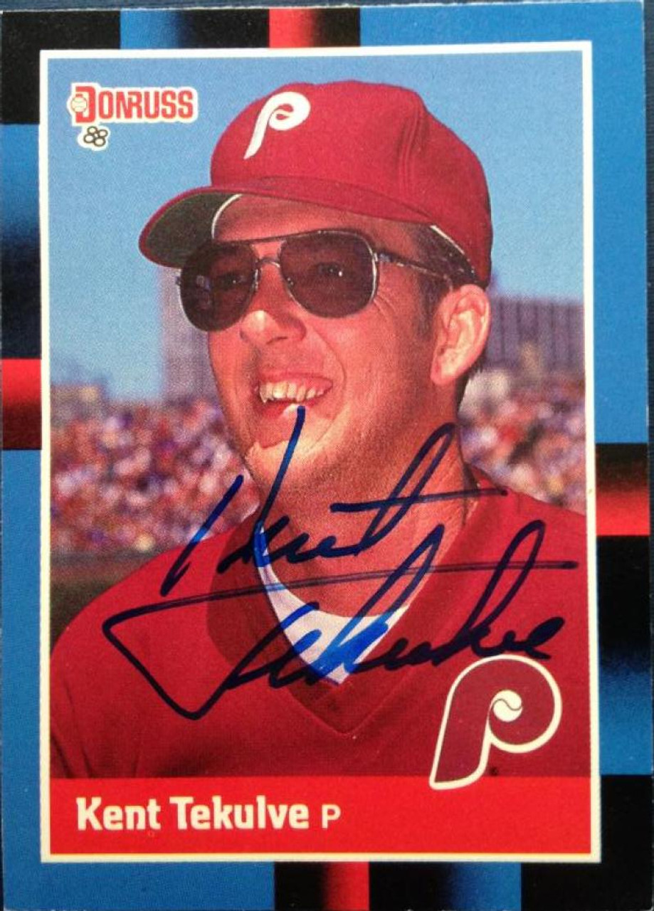 Kent Tekulve autographed Baseball Card (Philadelphia Phillies