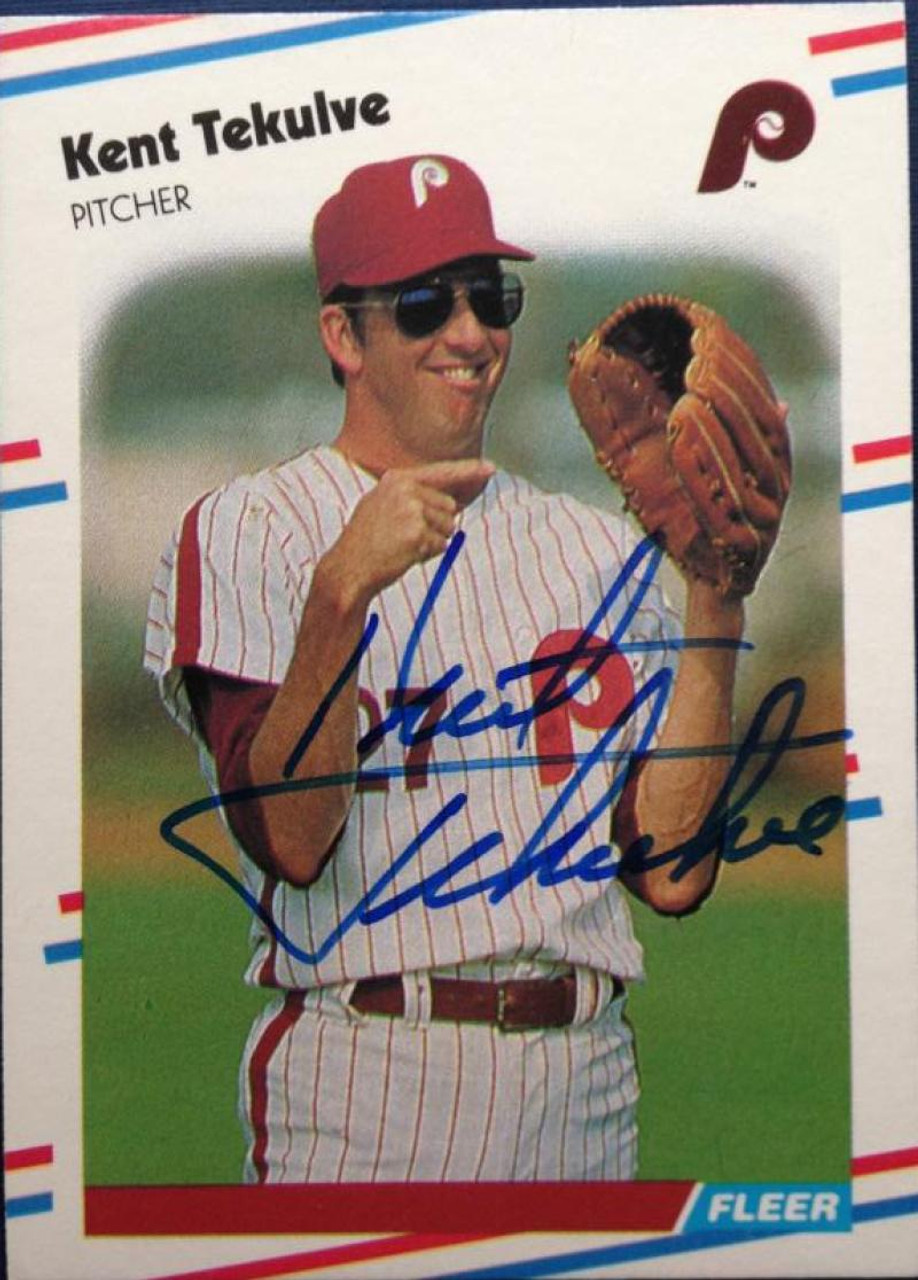 1988 Fleer #318 Kent Tekulve VG Philadelphia Phillies - Under the Radar  Sports