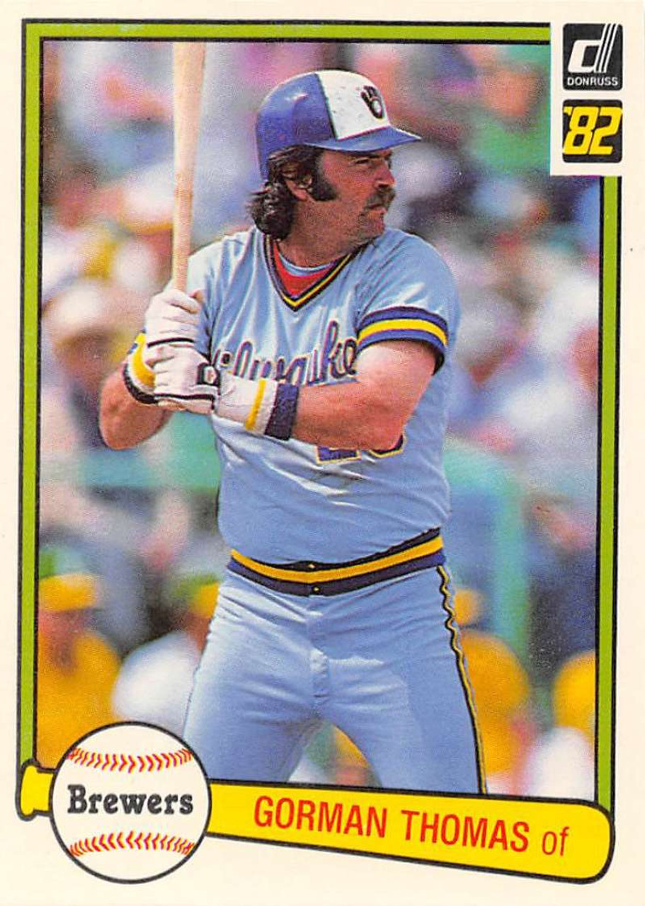 Gorman Thomas 1982 Milwaukee Brewers Throwback Jersey