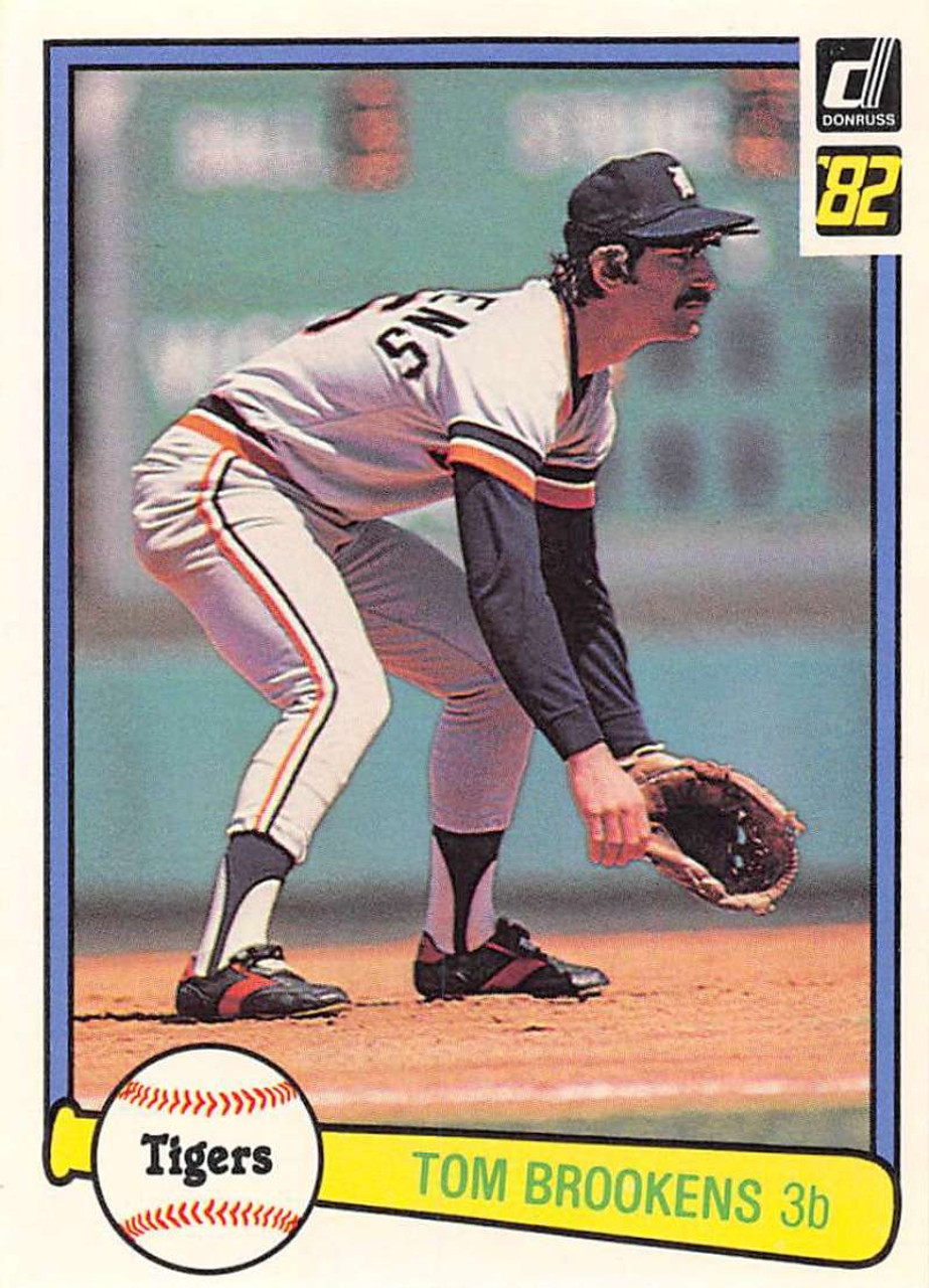  1987 Donruss #296 Tom Brookens Detroit Tigers MLB