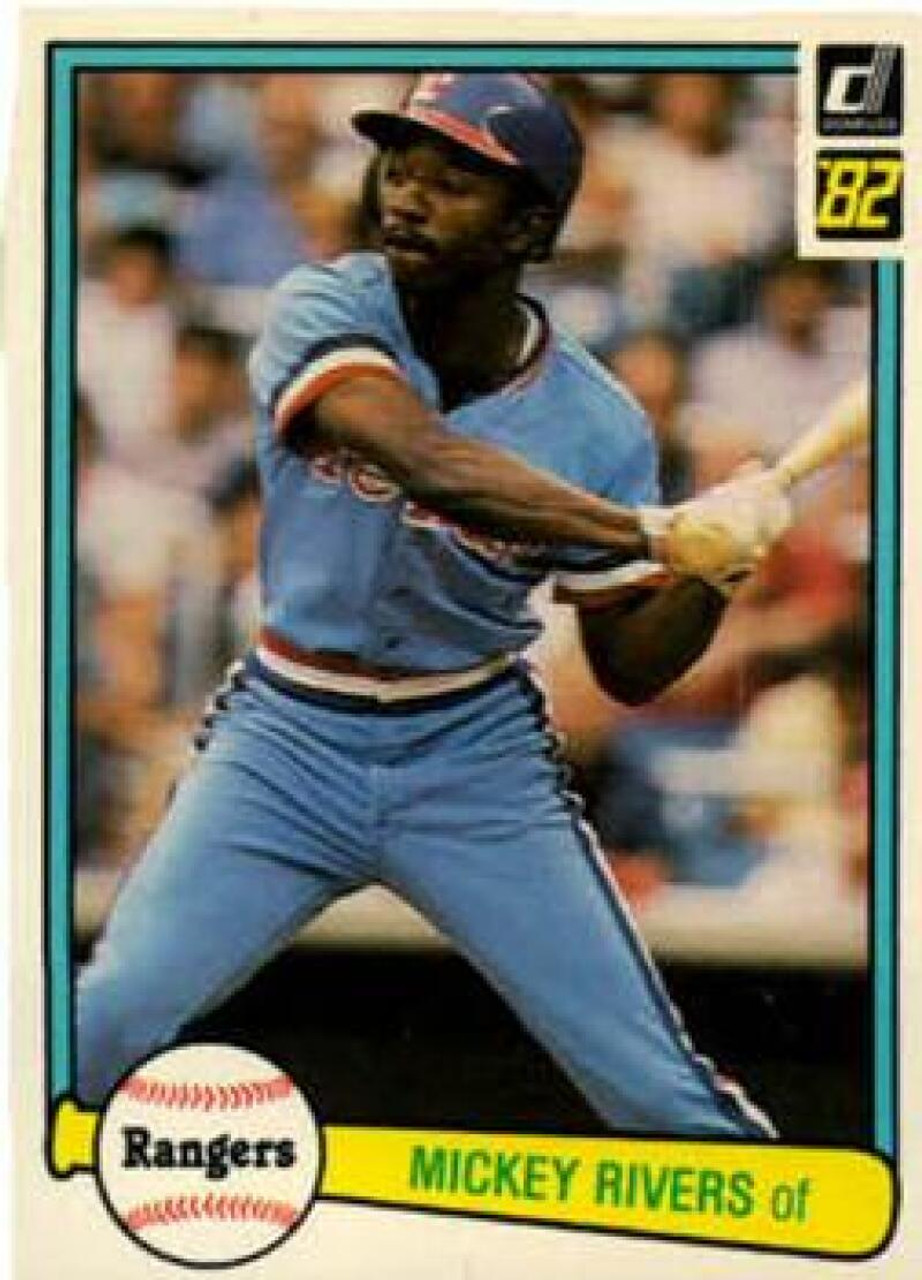 1983 Donruss #394 Mickey Rivers VG Texas Rangers - Under the Radar Sports