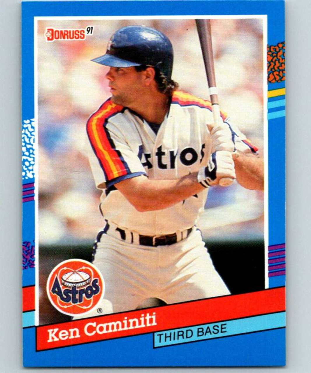 Ken Caminiti - Houston Astros (MLB Baseball Card) 1991 Score # 186