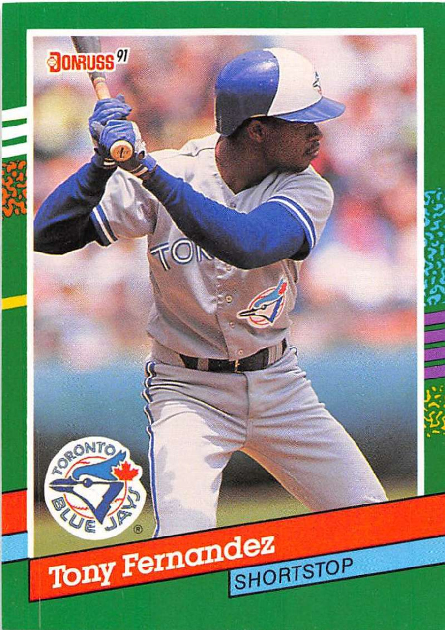 1991 Donruss #524 Tony Fernandez VG Toronto Blue Jays - Under the