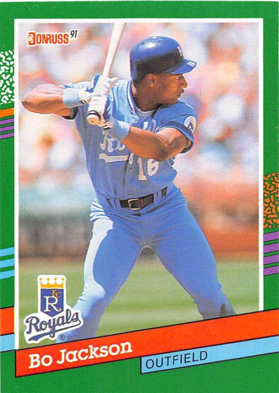 Bo Jackson baseball card (Kansas City Royals) 1991 Score Master Blaster #692