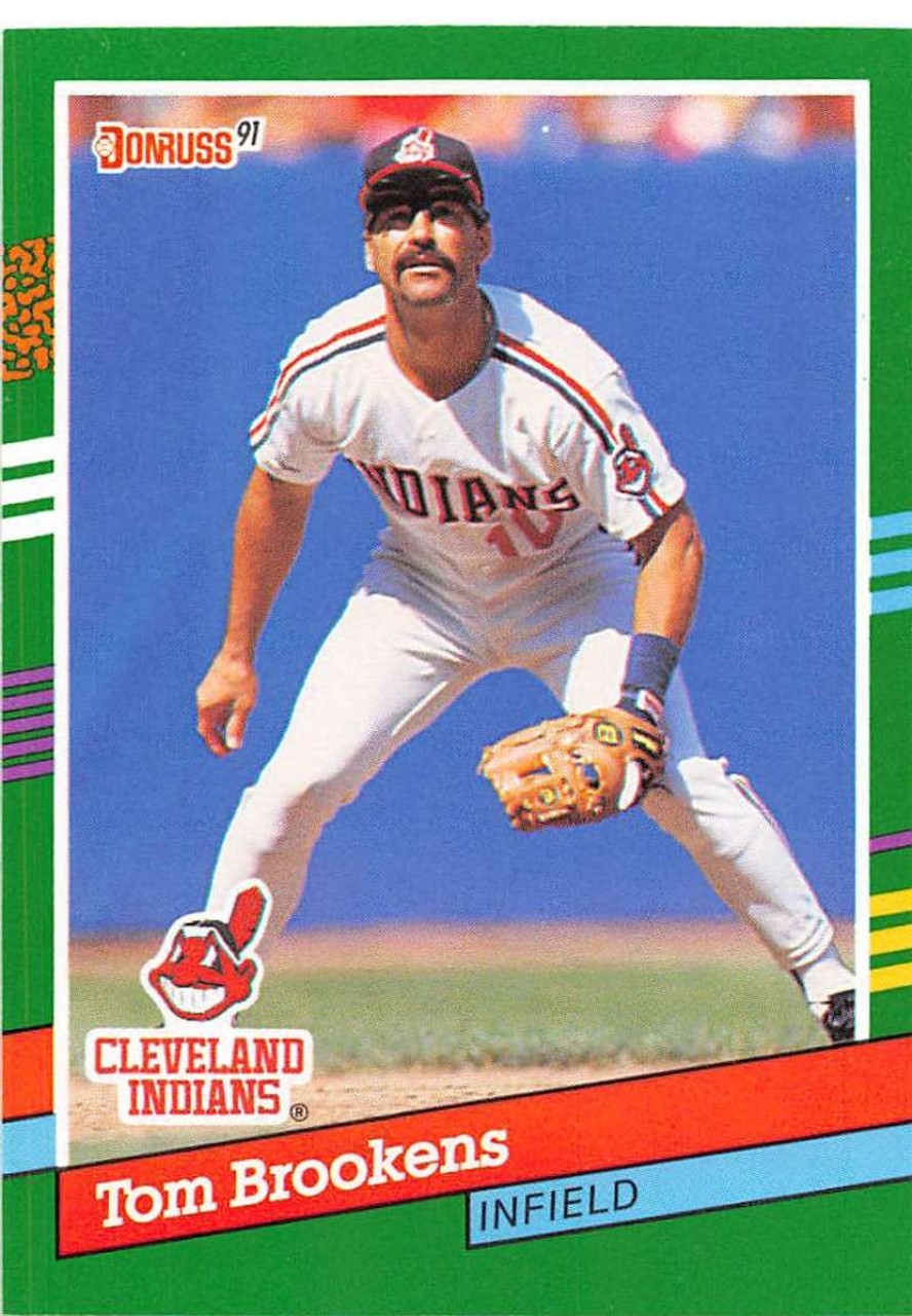 1991 Donruss #658 Tom Brookens VG Cleveland Indians - Under the