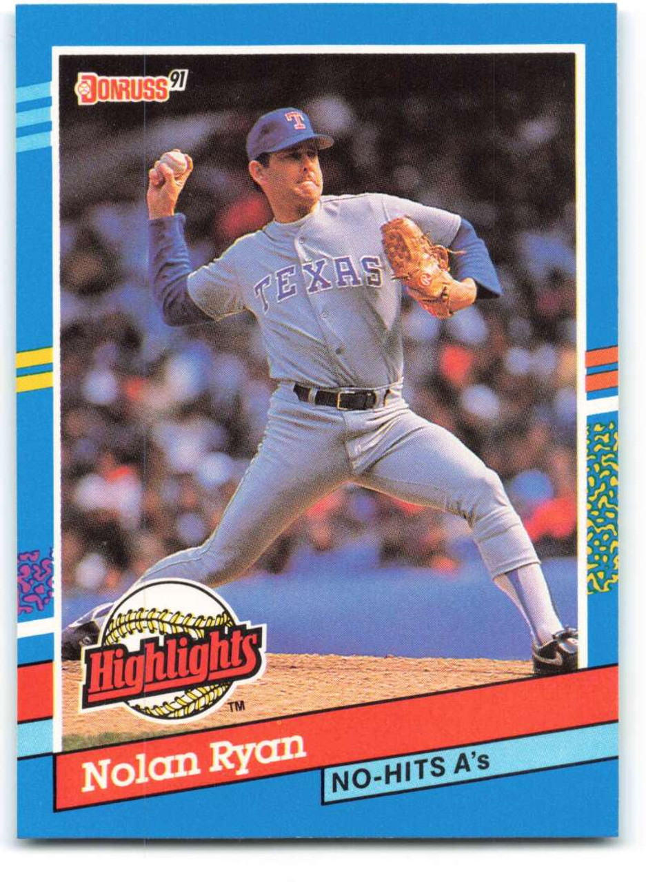 Nolan Ryan Texas Rangers 1989 Sports Illustrated for Kids card