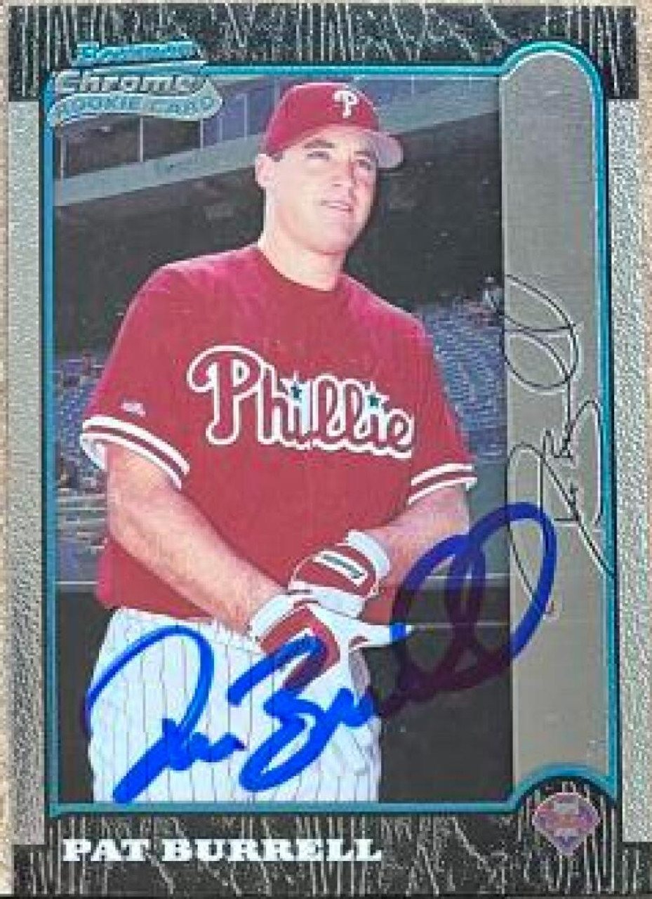 Pat Burrell Autograph Baseball Card
