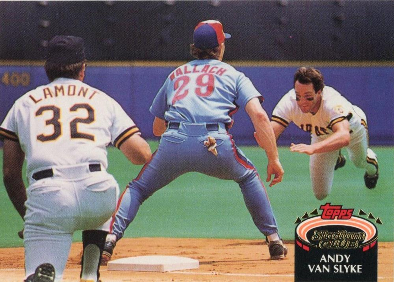 1992 Stadium Club #232 Andy Van Slyke VG Pittsburgh Pirates - Under the  Radar Sports