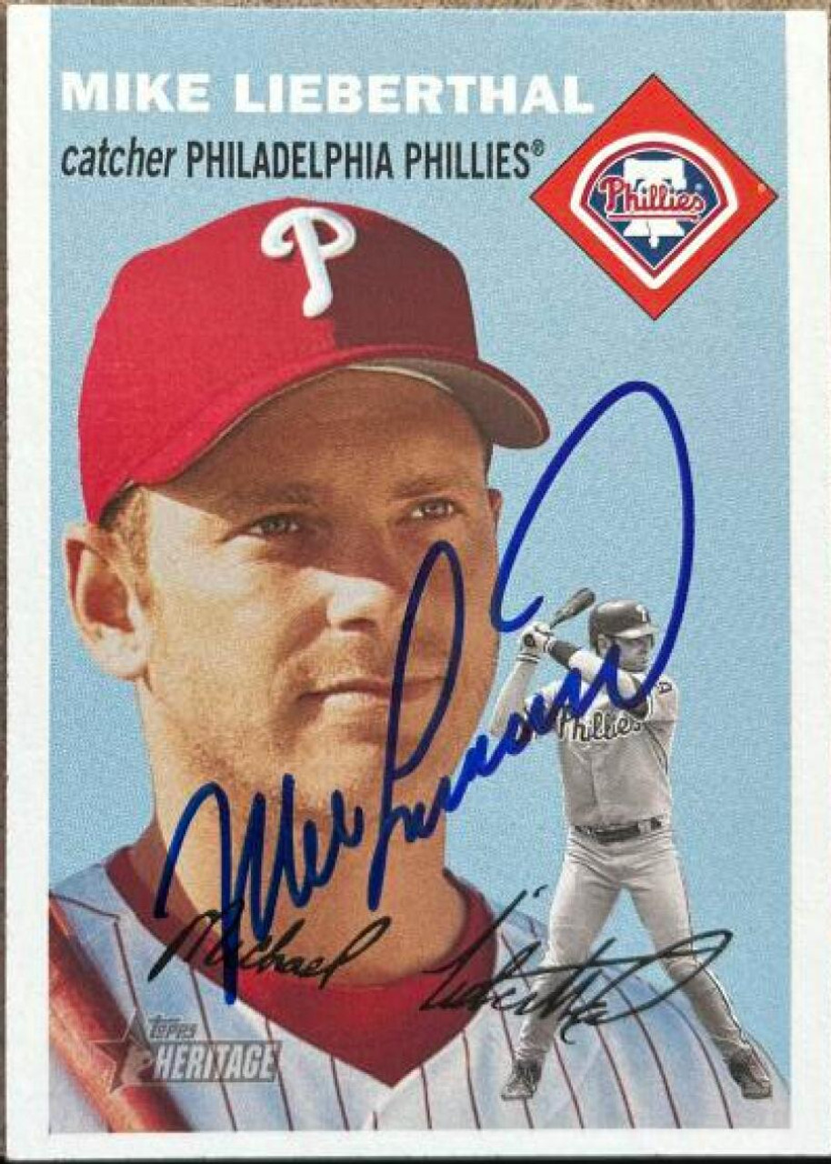 Mike Lieberthal Philadelphia Phillies 2003 Baseball Throwback