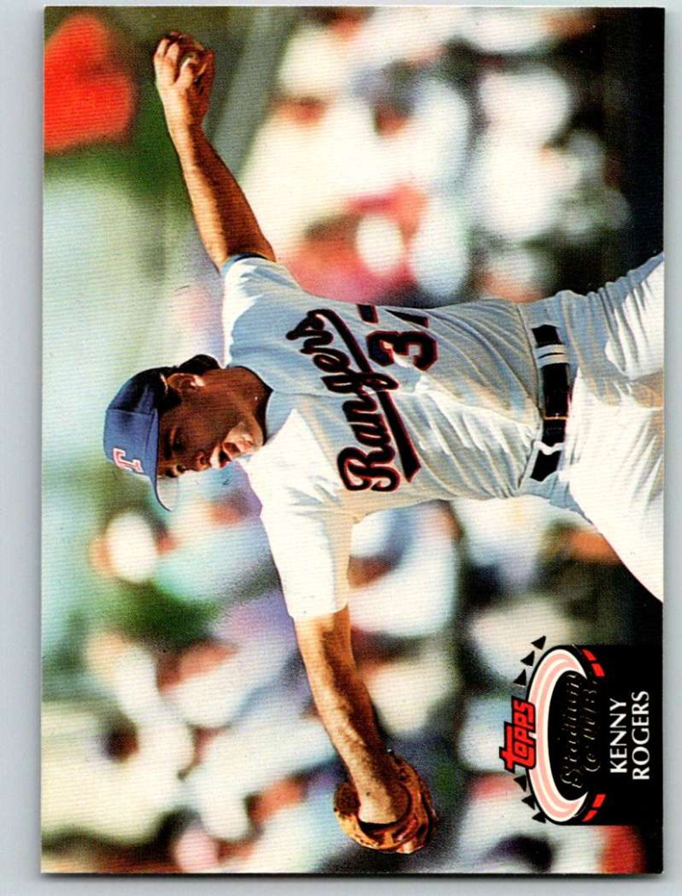 1991 Donruss #258 Kenny Rogers Baseball Card - Texas Rangers