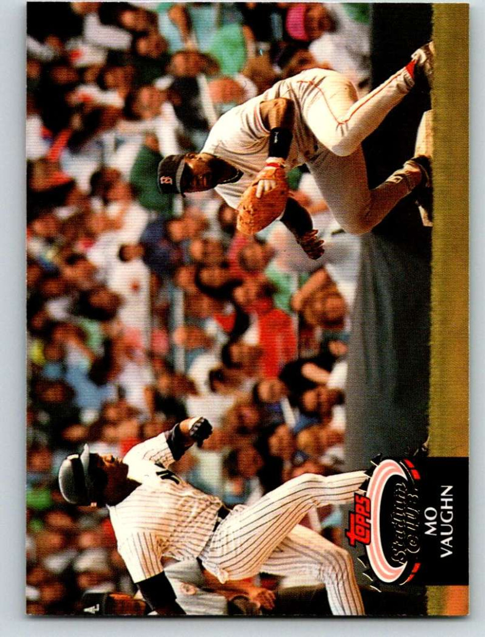 1991 Stadium Club #543 Mo Vaughn On Card Autograph Signature