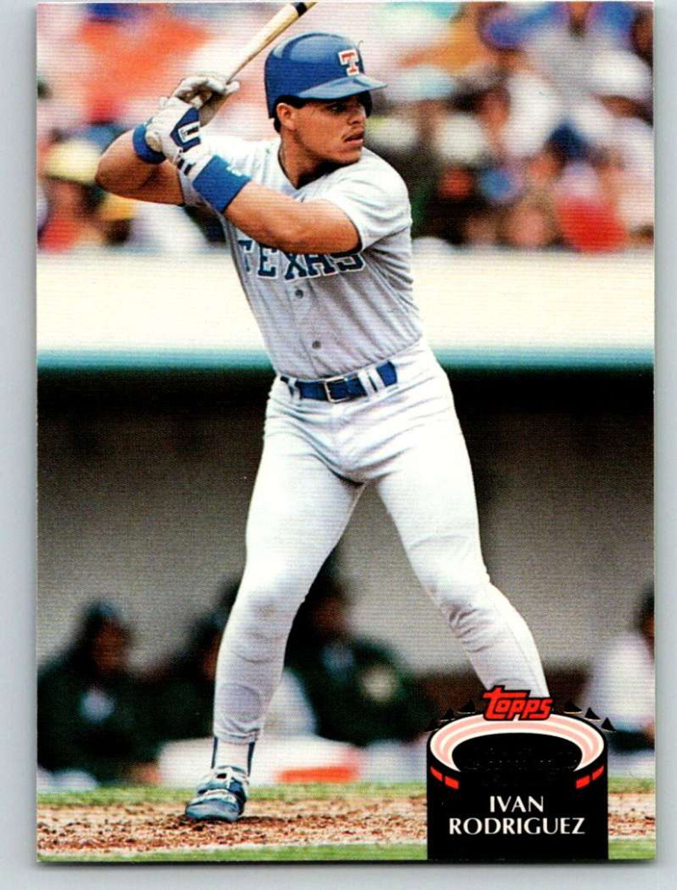 #245 Ivan Rodriguez - Texas Rangers - 1992 Upper Deck Baseball