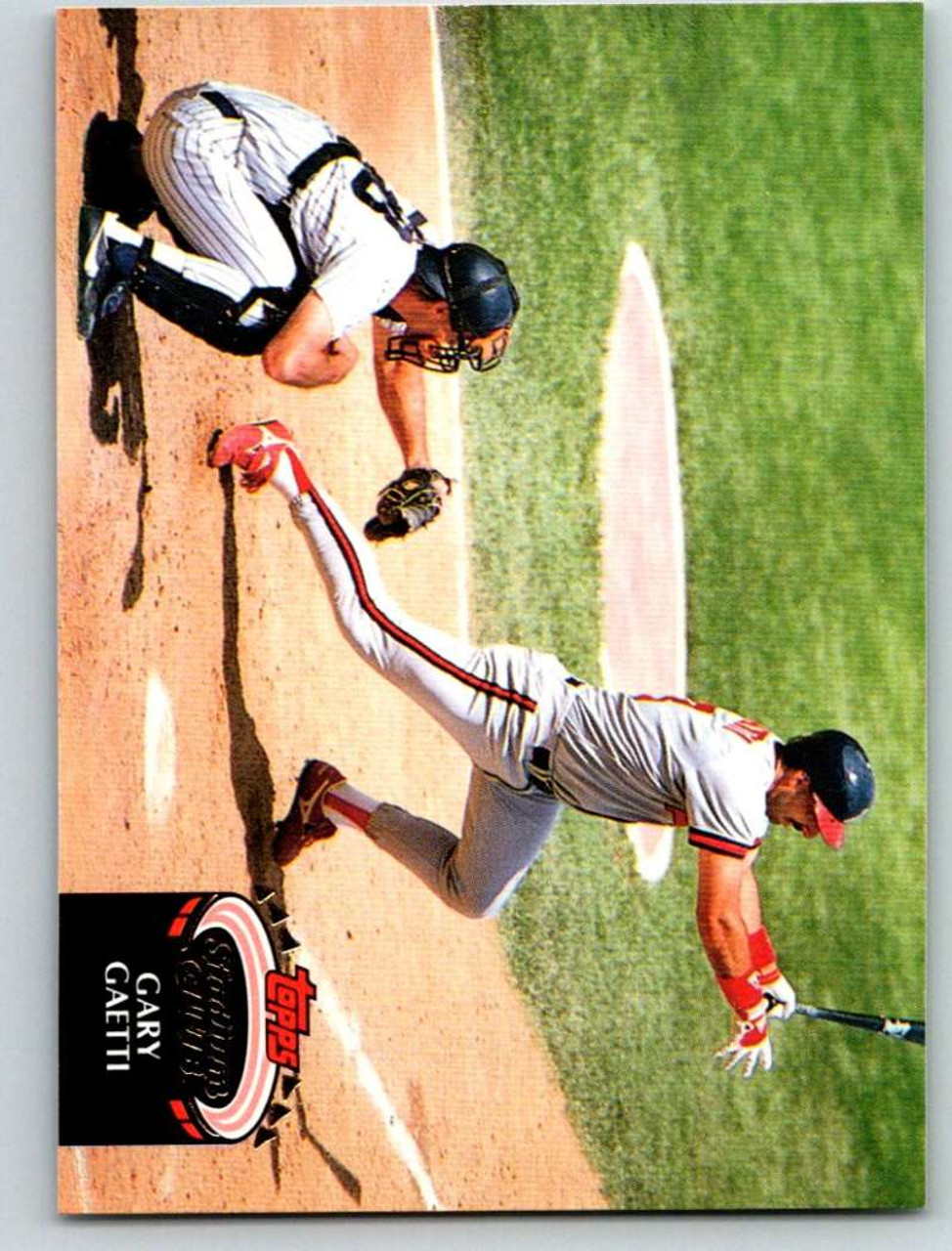 1992 Stadium Club #436 Gary Gaetti VG California Angels - Under