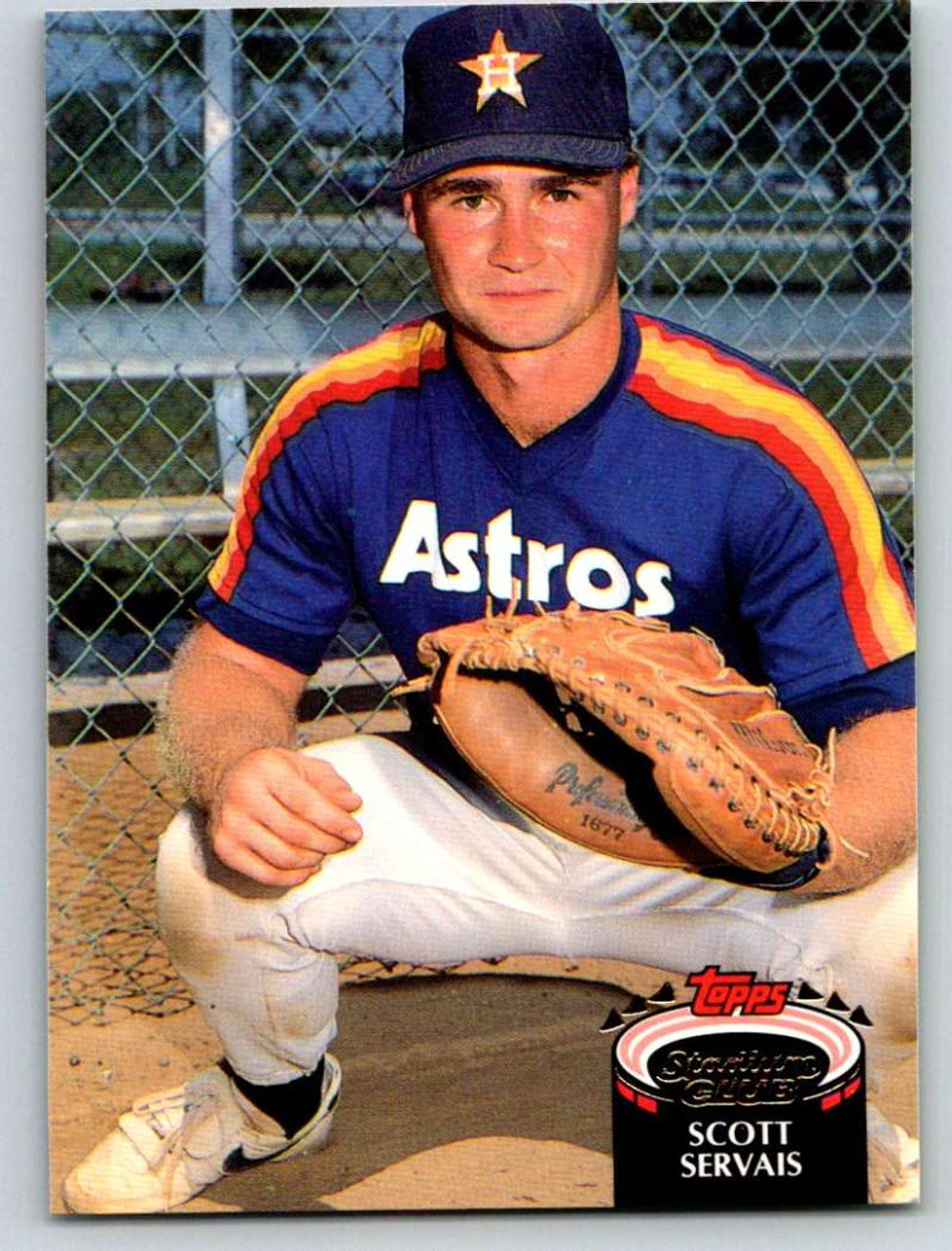 1992 Stadium Club #509 Scott Servais VG Houston Astros - Under the