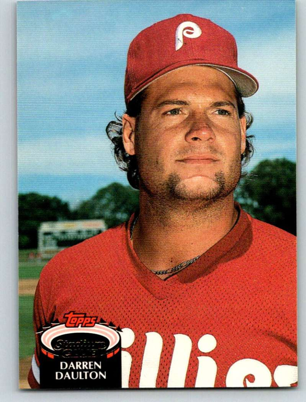 1992 Stadium Club #529 Darren Daulton VG Philadelphia Phillies