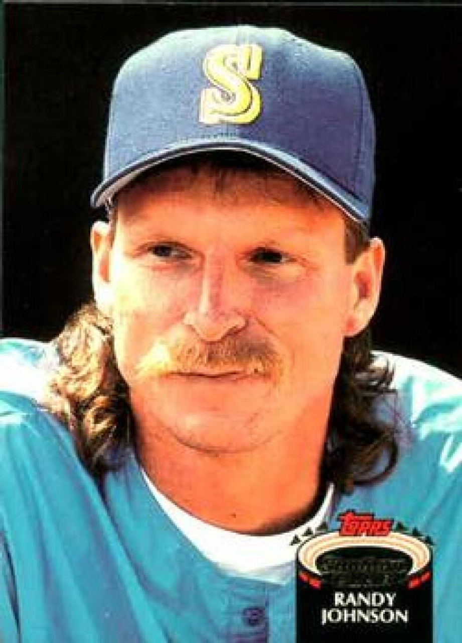  1991 Stadium Club Baseball #409 Randy Johnson Seattle