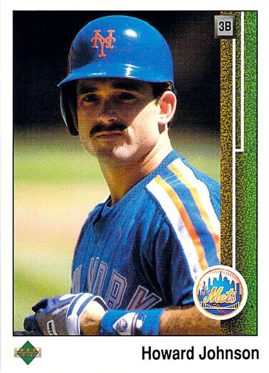 Howard Johnson Signed New York Mets 1989 Fleer Baseball Card