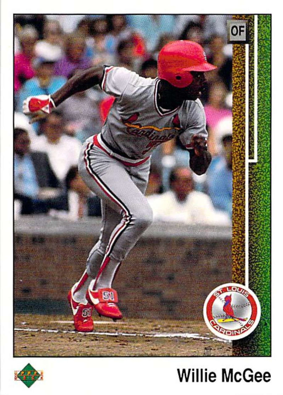 1989 Upper Deck #621 Willie McGee VG St. Louis Cardinals - Under the Radar  Sports
