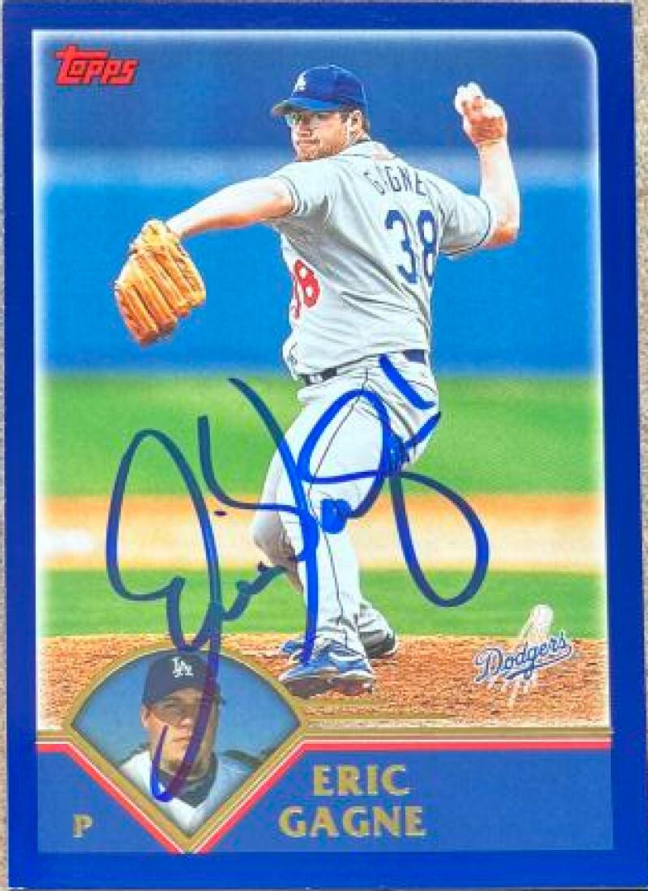Eric Gagne Autographed 2003 Topps #236 - Under the Radar Sports