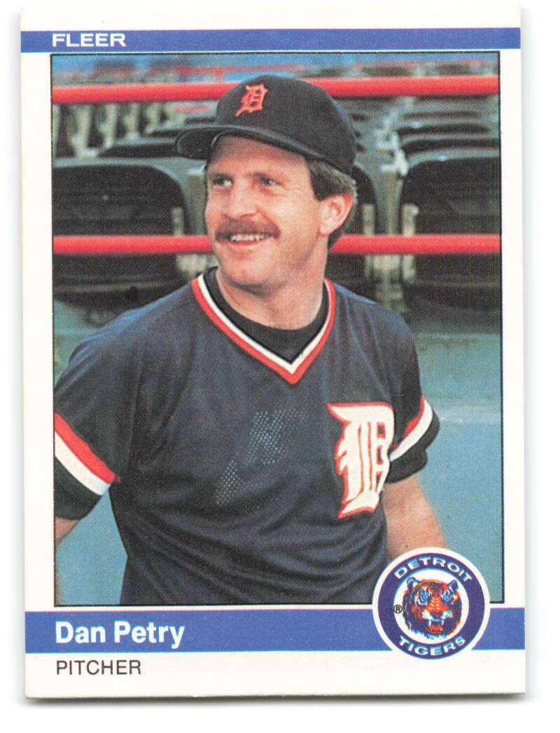 1984 Fleer #89 Dan Petry VG Detroit Tigers - Under the Radar Sports