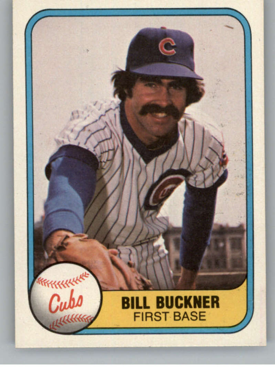  1983 Fleer Baseball Card #492 Bill Buckner