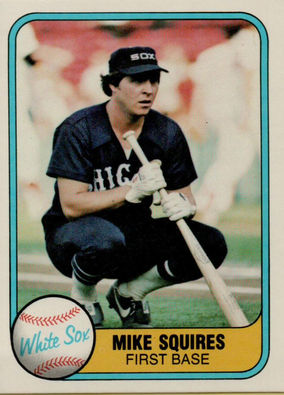 1981 Topps #292 Mike Squires VG Chicago White Sox - Under the Radar Sports