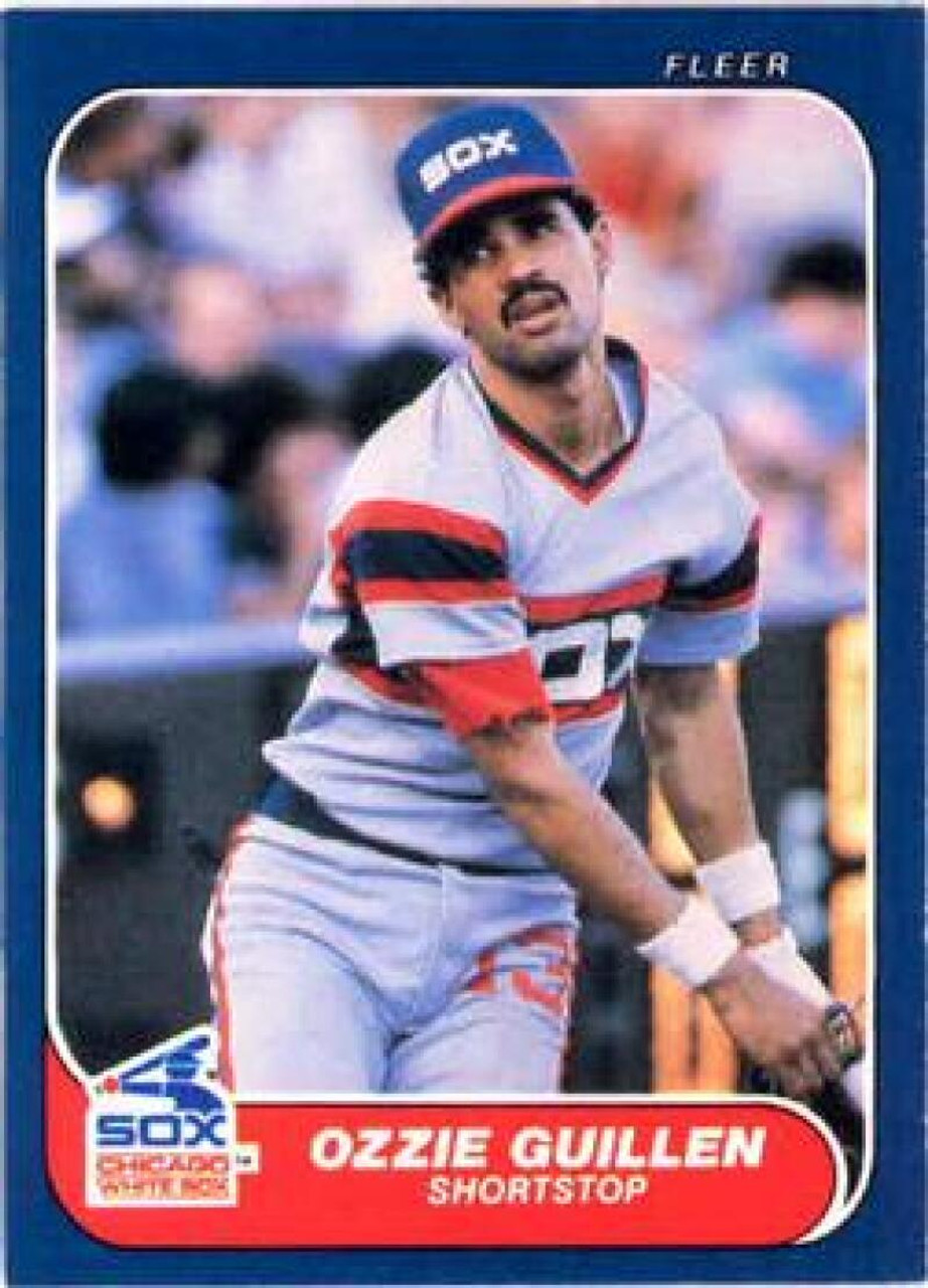 1986 Fleer #206 Ozzie Guillen VG RC Rookie Chicago White Sox - Under the  Radar Sports