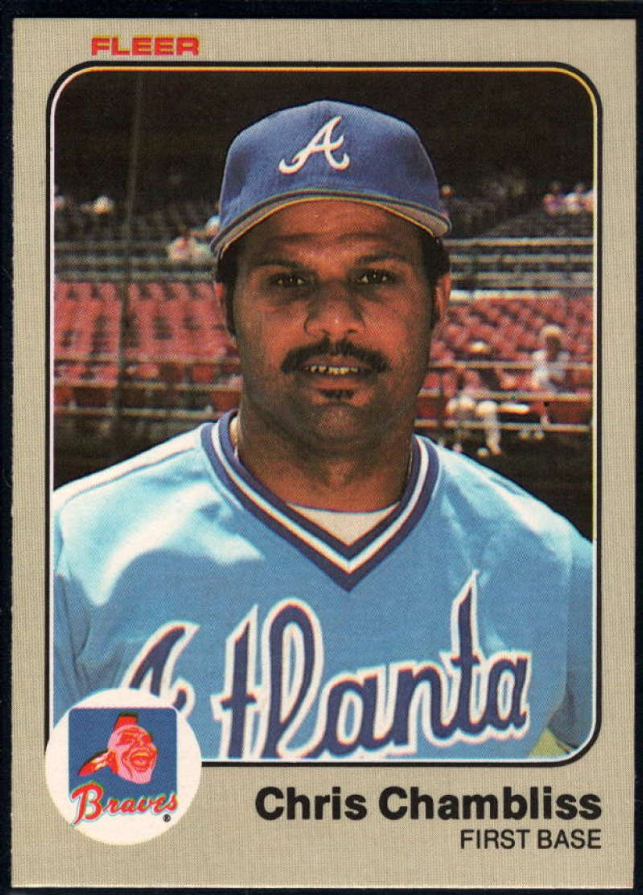 1983 Donruss #123 Chris Chambliss VG Atlanta Braves - Under the Radar Sports