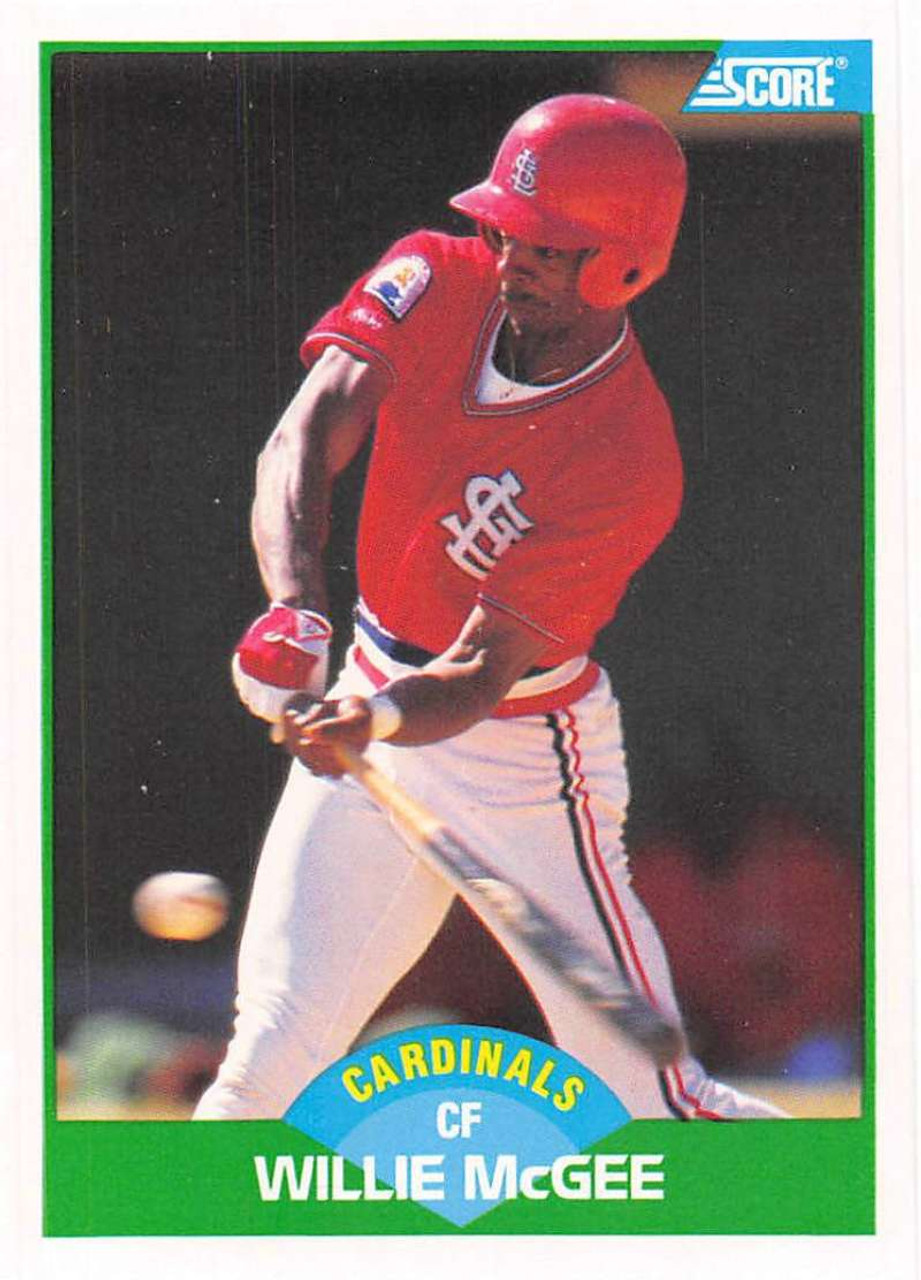  1990 Score Baseball #374 Willie McGee St. Louis