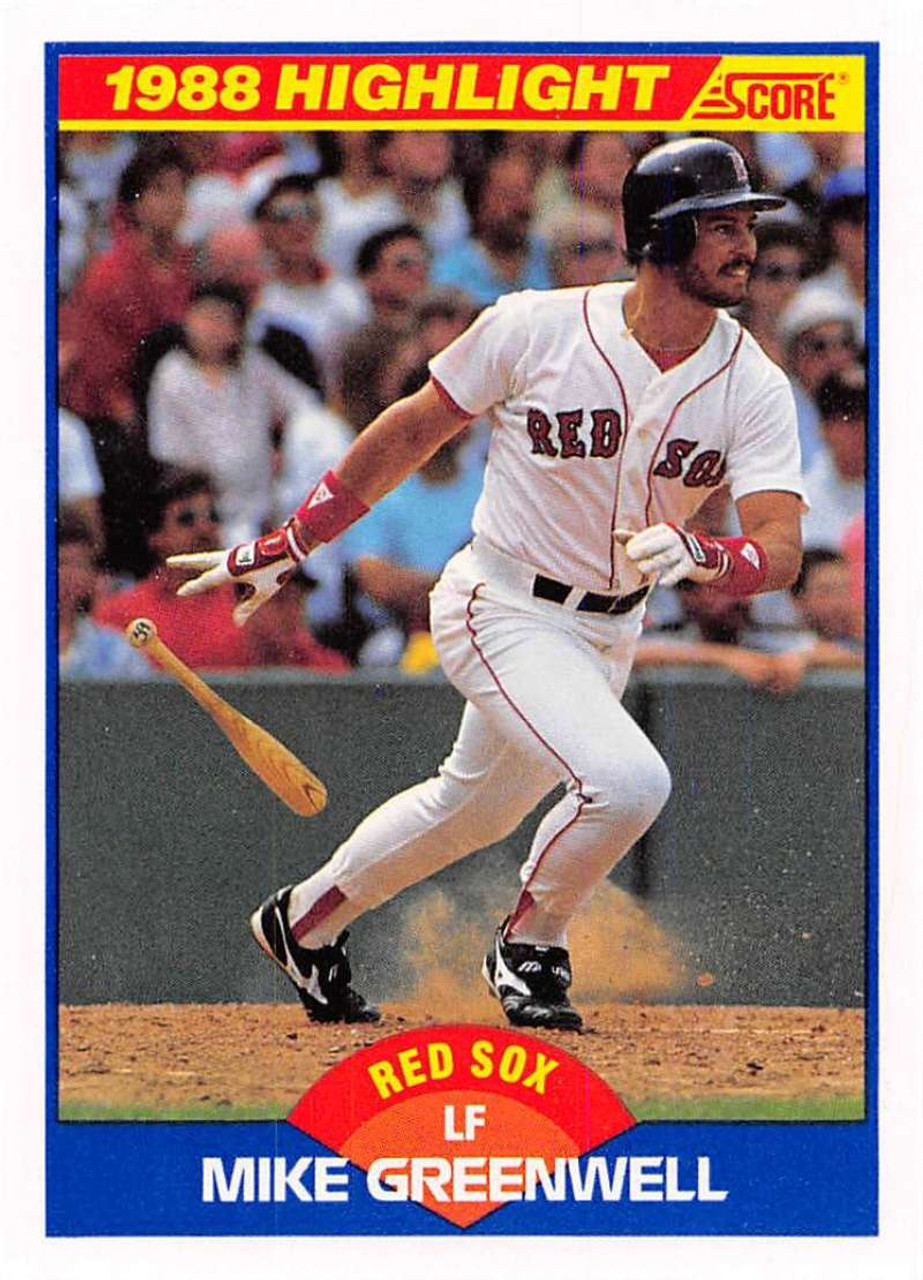 1989 Score #659 Mike Greenwell HL VG Boston Red Sox - Under the Radar Sports