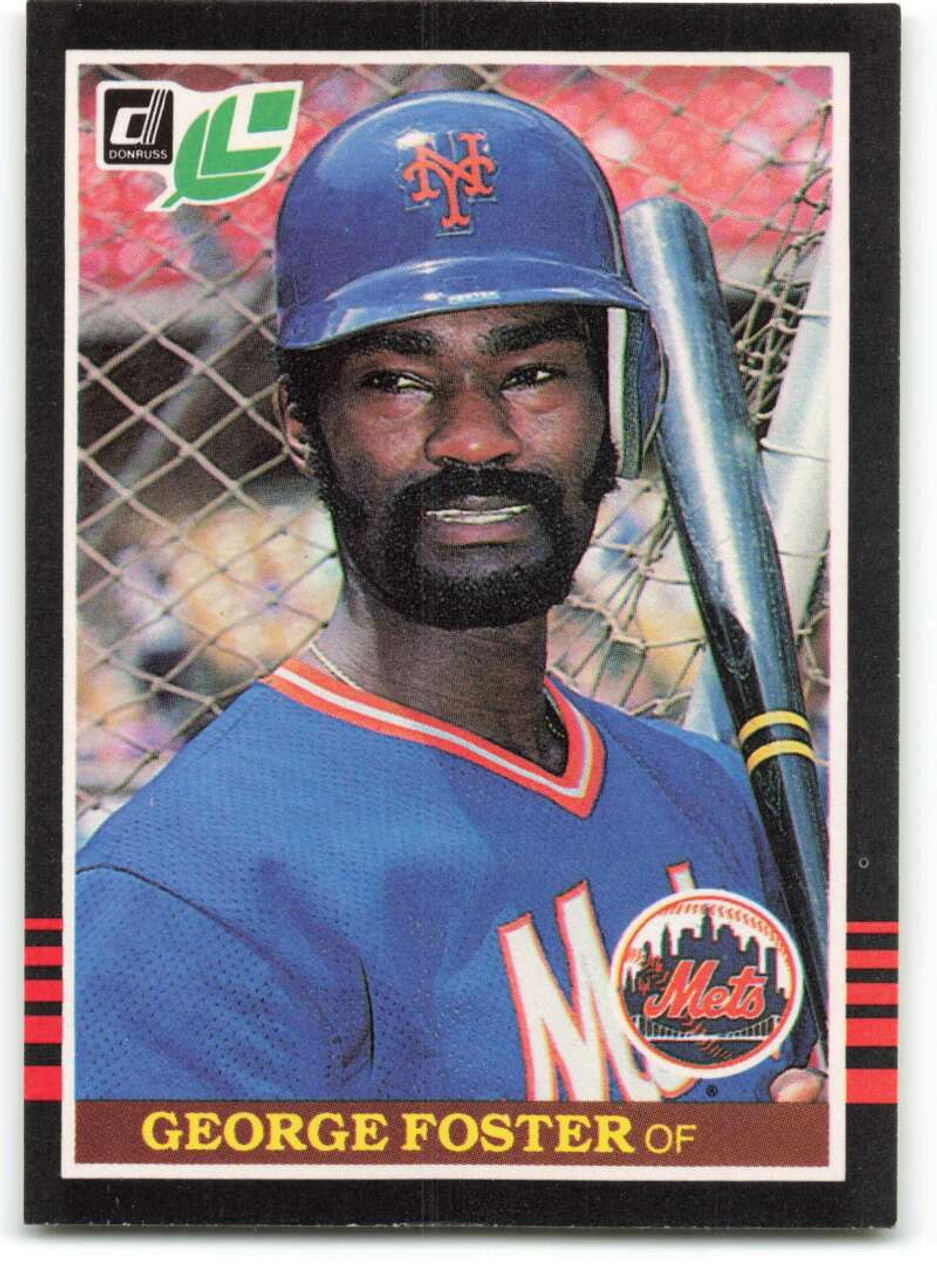 George Foster Signed 1983 Topps Baseball Card - New York Mets