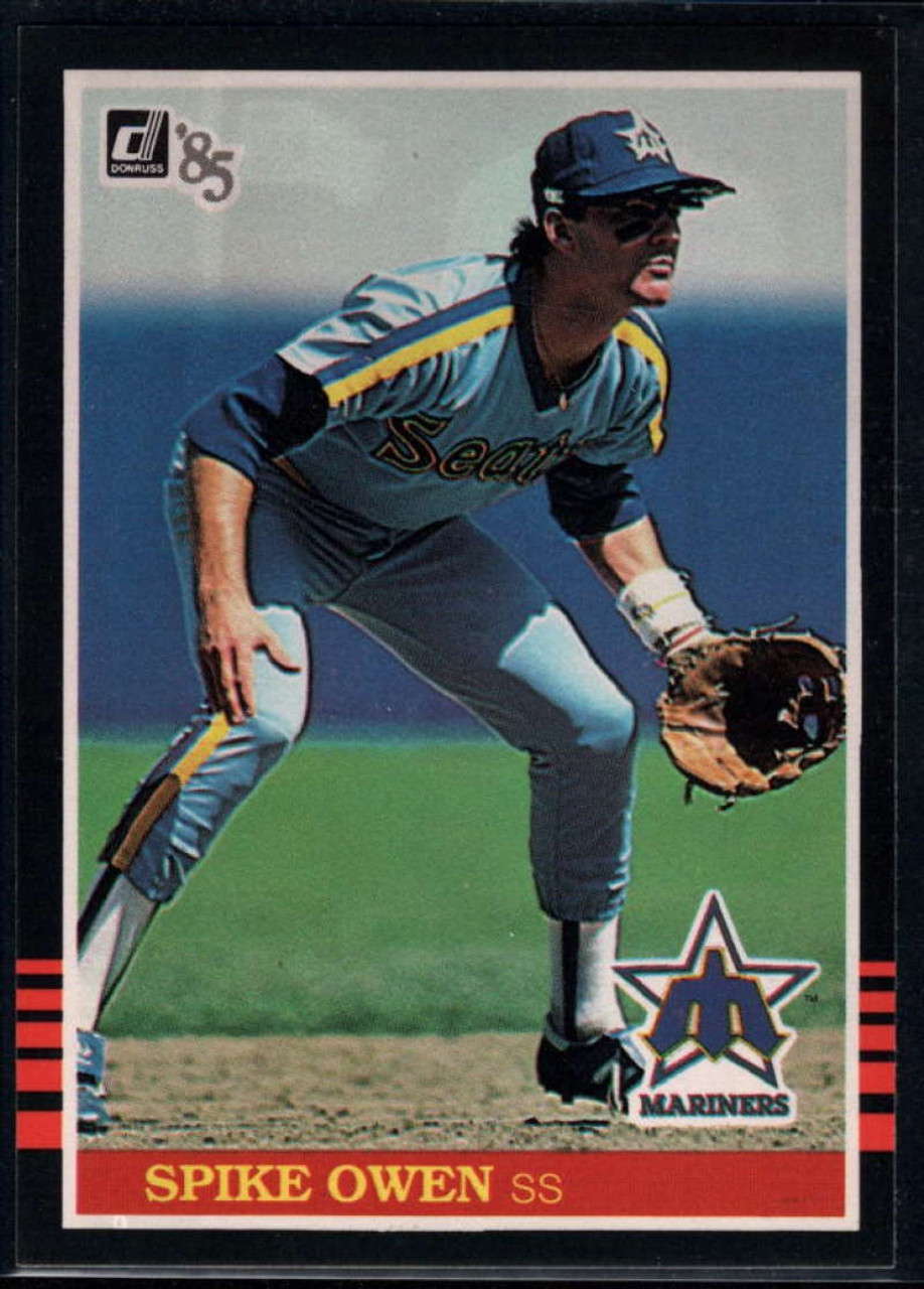 1984 Donruss #313 Spike Owen VG RC Rookie Seattle Mariners - Under the  Radar Sports